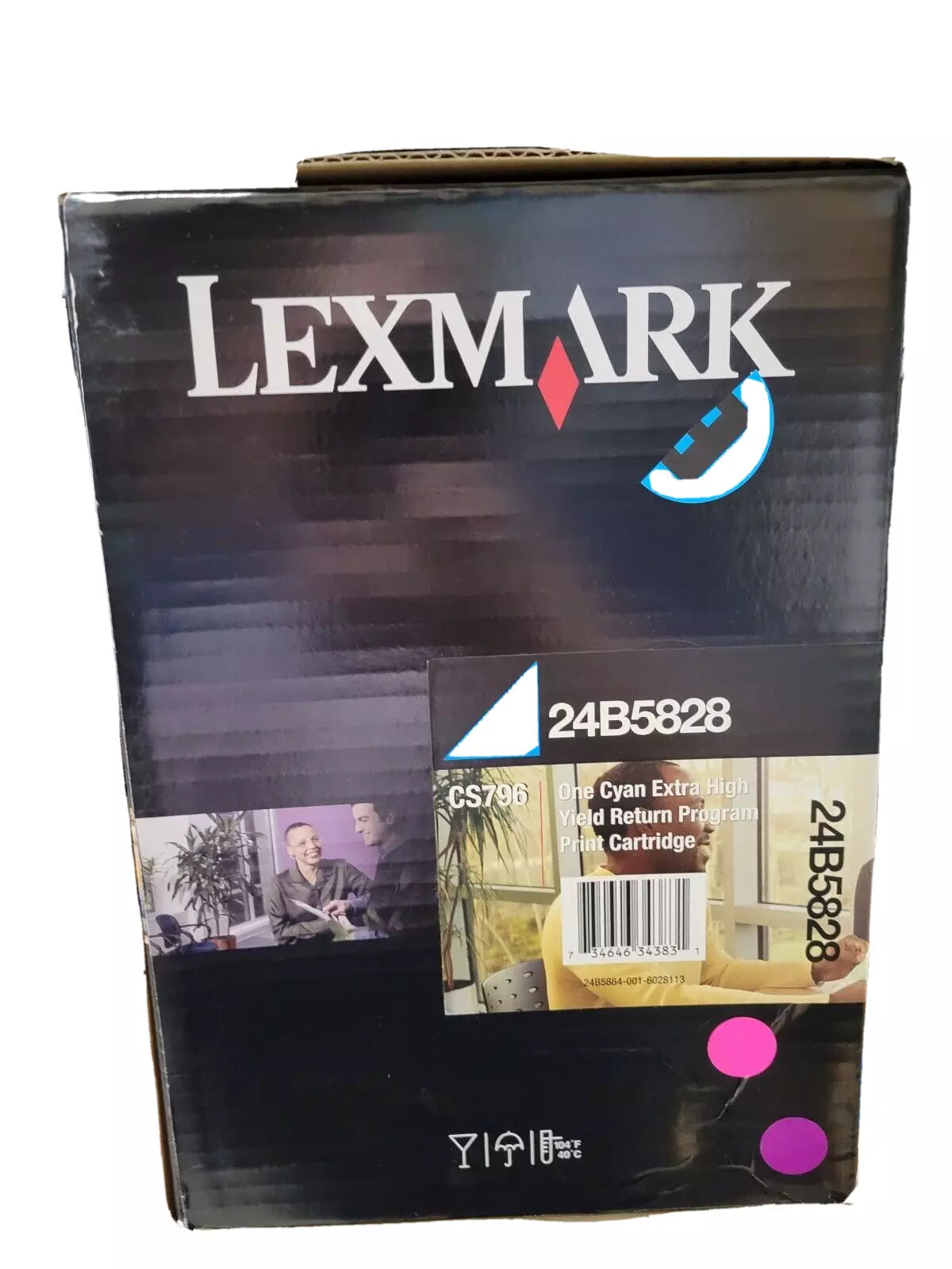 Lexmark 24B5828 toner cartridge 1 pc(s) Original Cyan