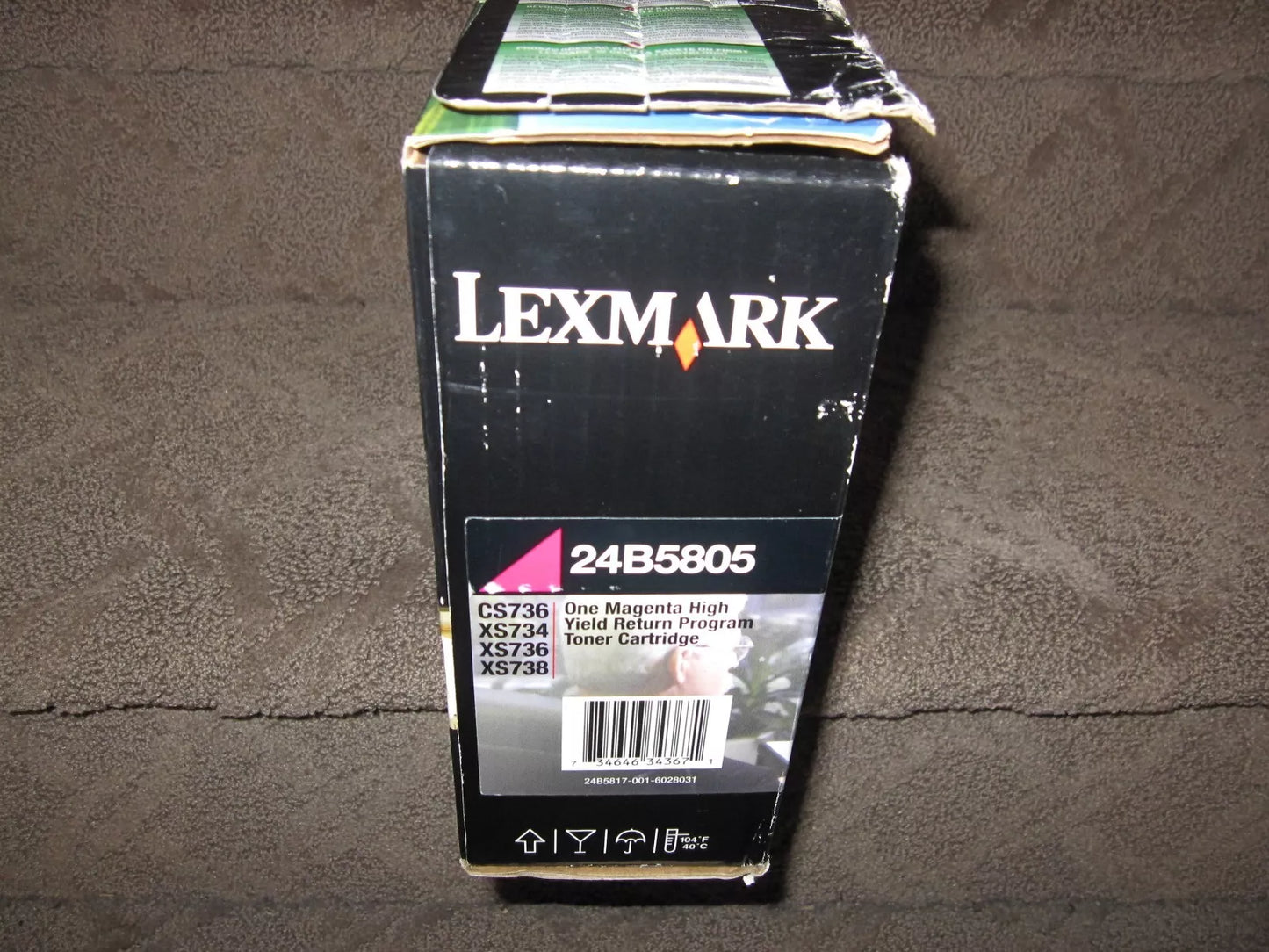 Lexmark 24B5805 toner cartridge 1 pc(s) Original Magenta