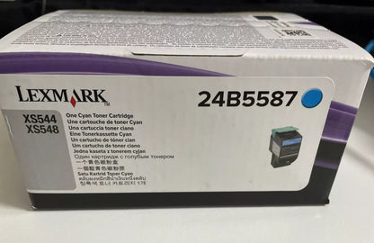 Lexmark 24B5587 toner cartridge 1 pc(s) Original Cyan