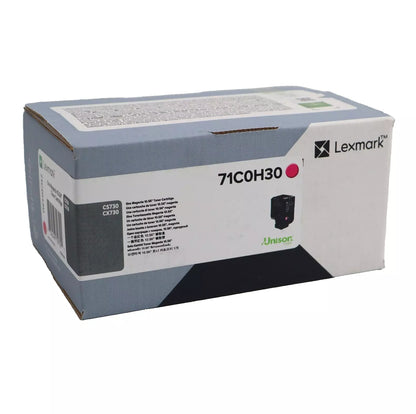 Lexmark 71C0H30 toner cartridge 1 pc(s) Original Magenta