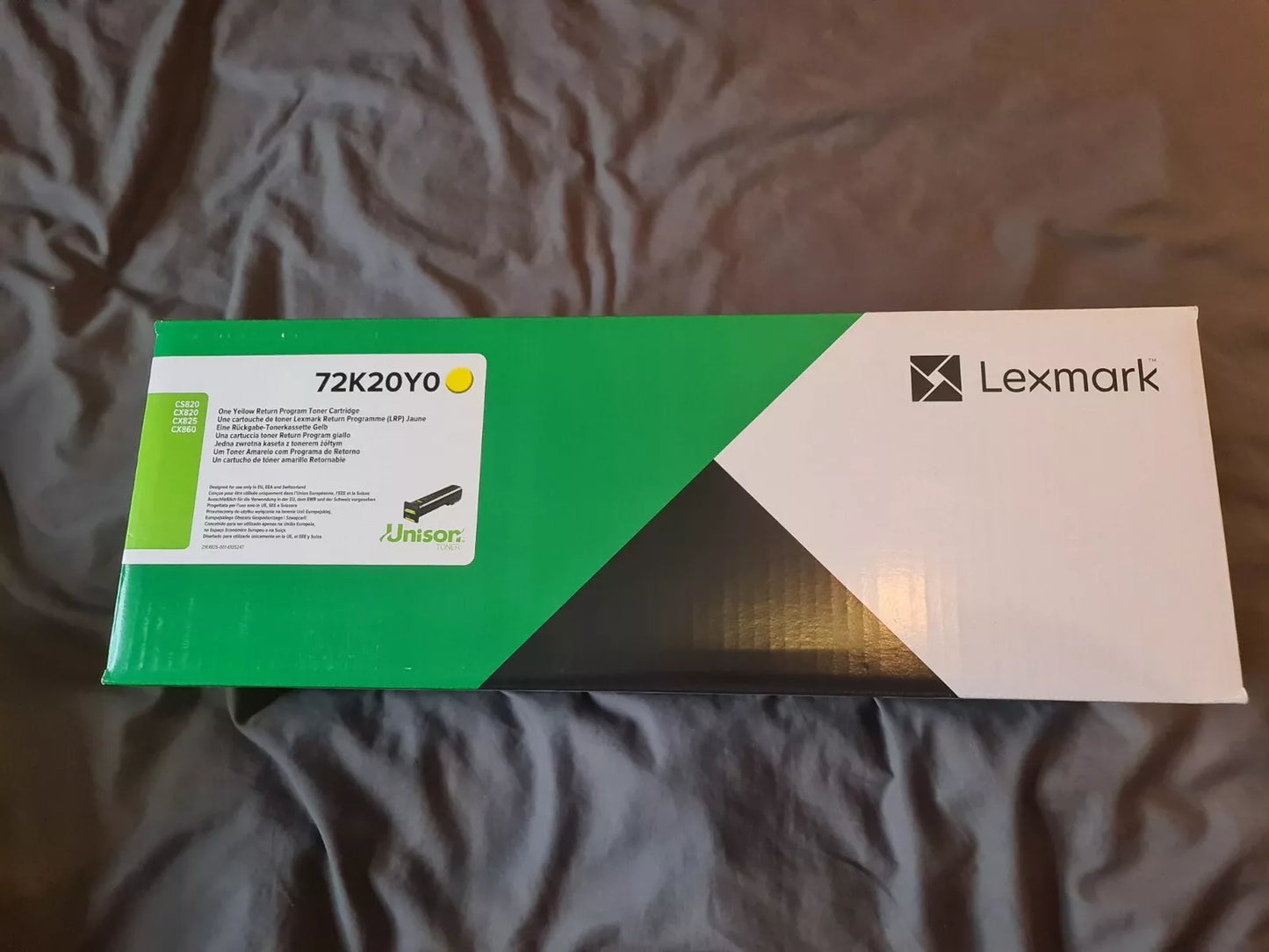 Lexmark 72K20Y0 toner cartridge 1 pc(s) Original Yellow