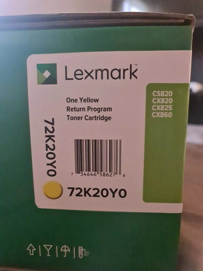 Lexmark 72K20Y0 toner cartridge 1 pc(s) Original Yellow