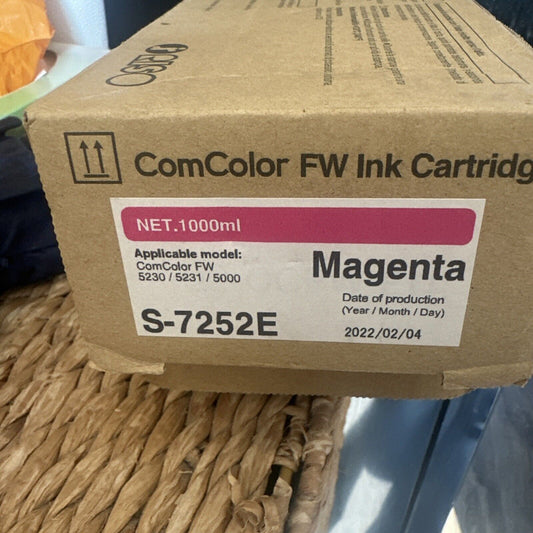 RISO INK COMCOLOR FW MAGENTA, S-7252E