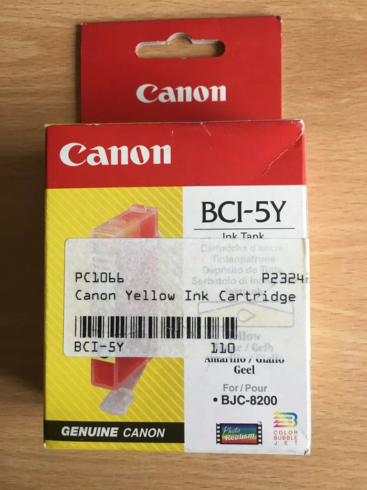 Canon Cartridge BCI-5Y Yellow ink cartridge Original