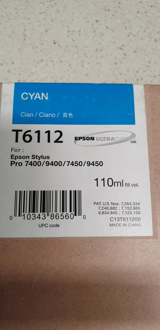 Epson Singlepack Cyan T611200