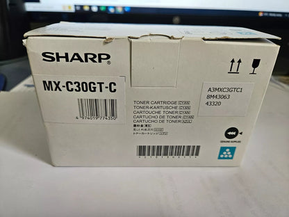 Sharp MXC30GTC toner cartridge 1 pc(s) Original Cyan