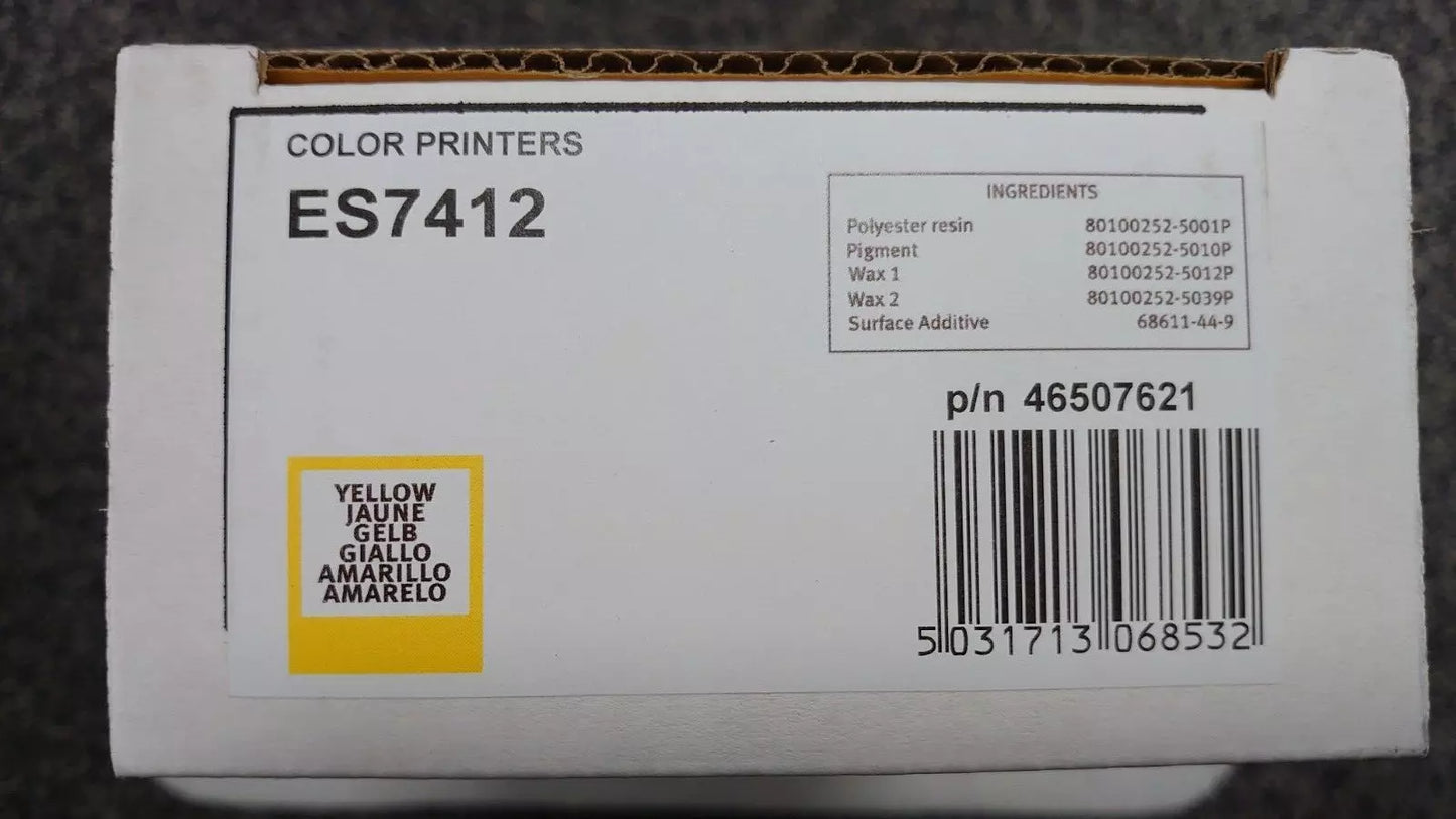 OKI ES7412 YELLOW TONER, 46507621