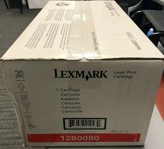 Lexmark 12B0090 toner cartridge 1 pc(s) Original Black