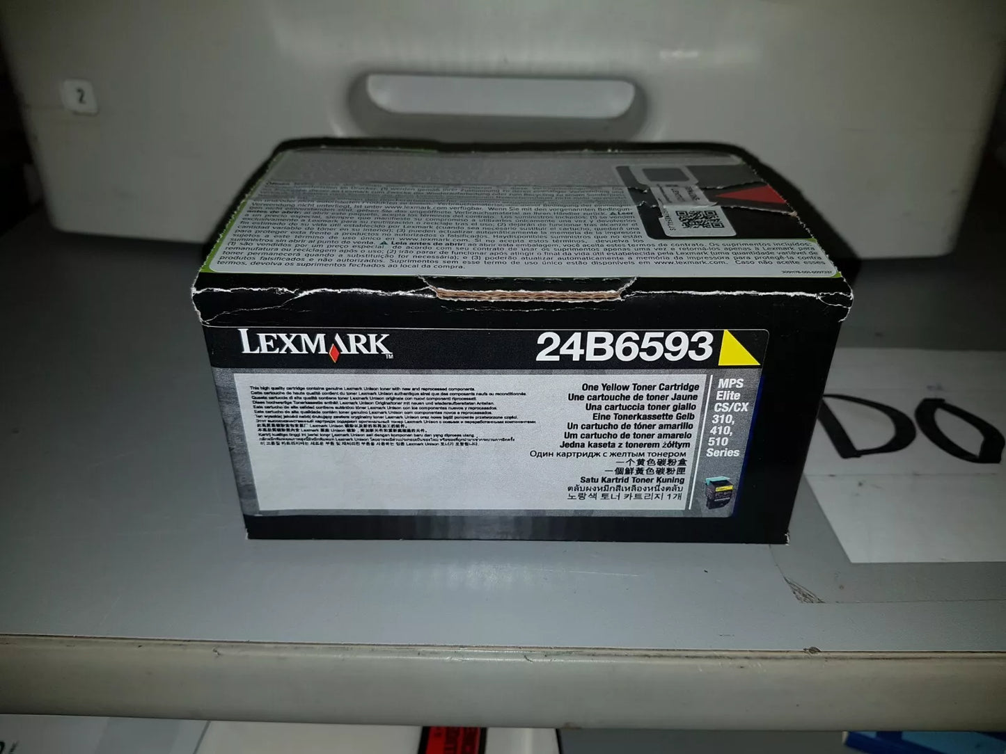 Lexmark 24B6593 toner cartridge 1 pc(s) Original Yellow