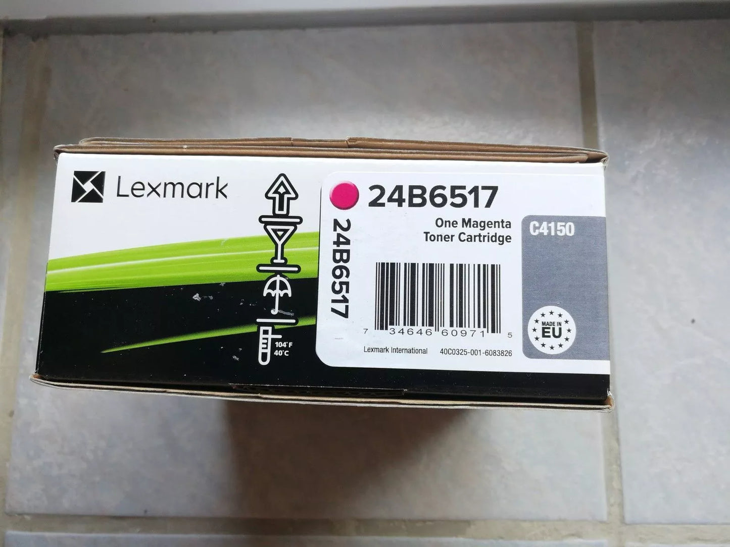 Lexmark 24B6517 toner cartridge 1 pc(s) Original Magenta