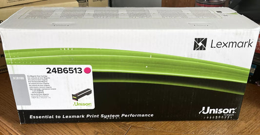 Lexmark 24B6513 toner cartridge 1 pc(s) Original Magenta