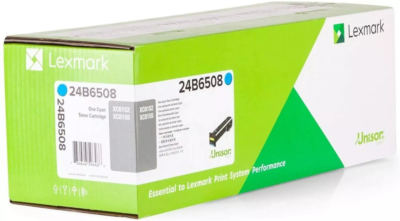 Lexmark 24B6508 toner cartridge 1 pc(s) Original Cyan