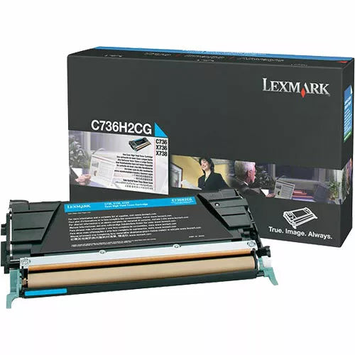 Lexmark C736H2CG toner cartridge 1 pc(s) Original Cyan