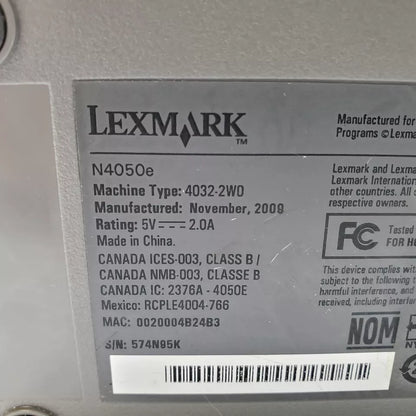 Lexmark N4050e 802.11g Wireless print server