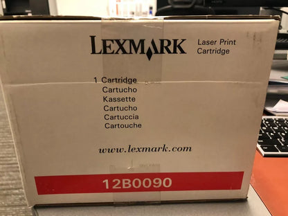 Lexmark 12B0090 toner cartridge 1 pc(s) Original Black