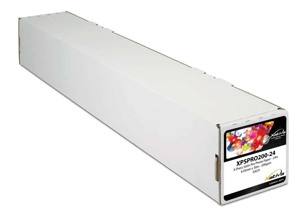 XATIVA MATT COATED PAPER 610mm x 30m - 230GSM